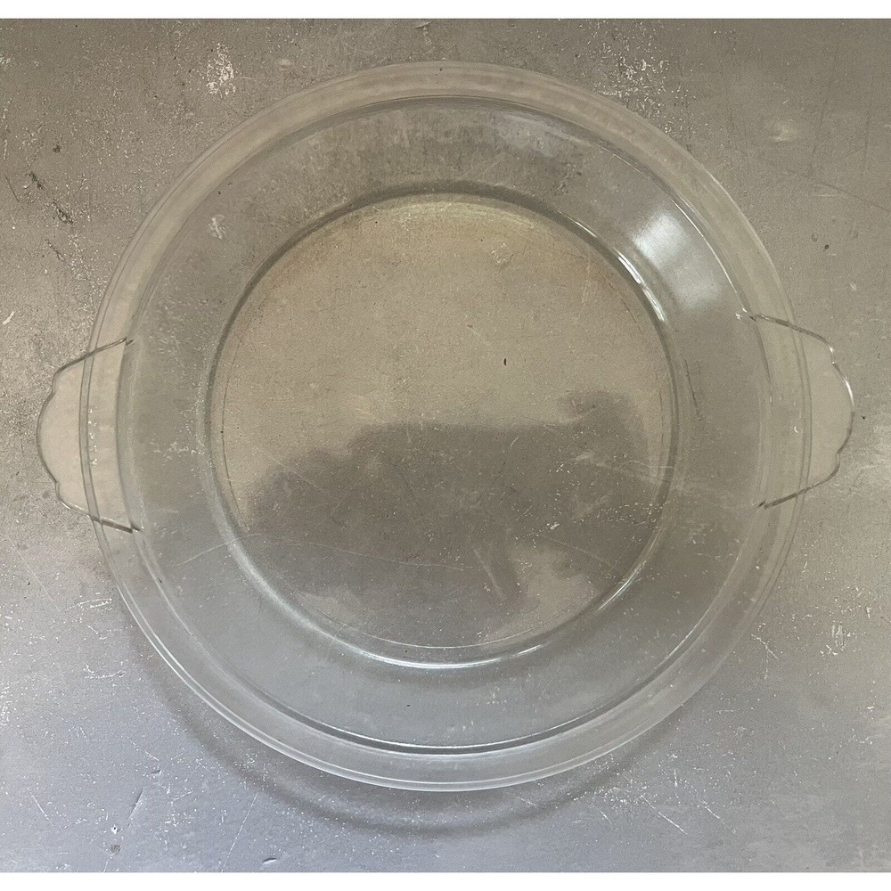 Vintage Pyrex Clear Glass Lid 684C Replacement Lid Scalloped Edges *